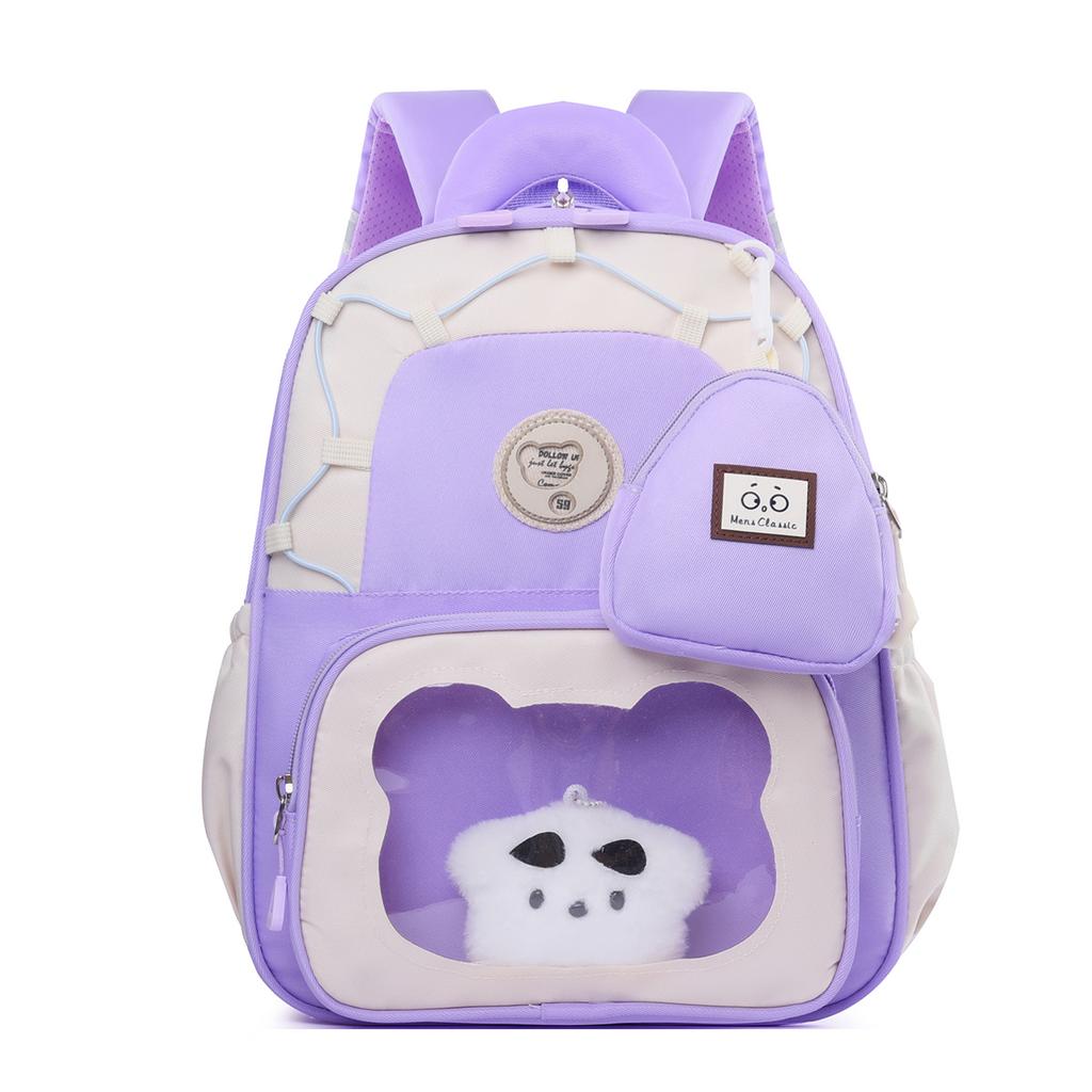 The Schoolbag Is Casual and Lightweight To Reduce the Burden. Middle and Large Class Children's Backpack Is Fashionable and Versatile. Grade 1