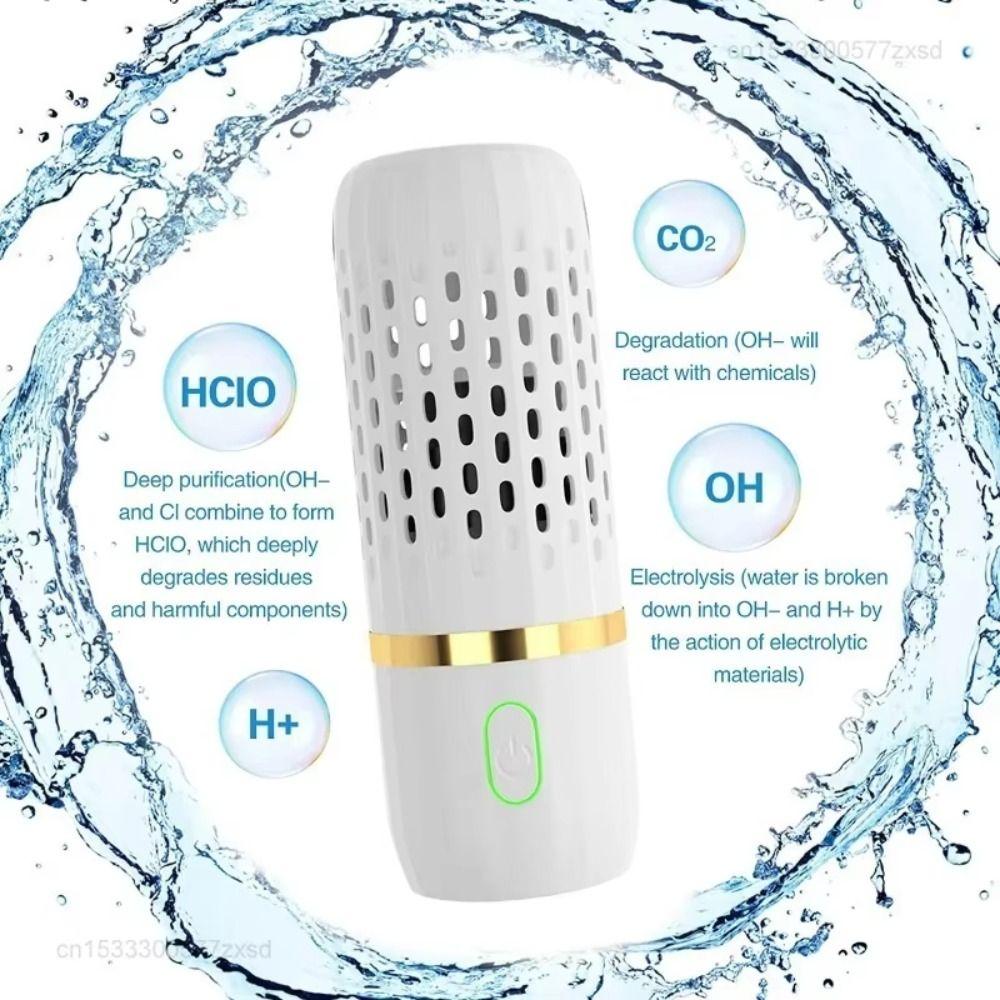 Wireless Food Cleaner Mini Vegetable Cleaning Machine  Outdoor Picnic