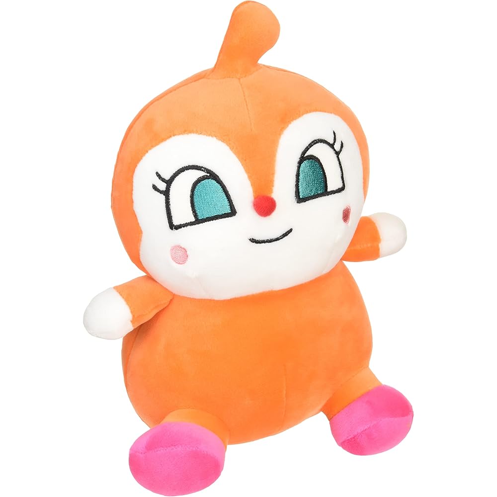 SEGA FAVE Anpanman Mochi Marshmallow Plush Toy Mini Dokin-chan 20cm