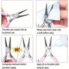 3-piece Jewelry Making Pliers - Needle Nose, Chain Nose, Round Nose, and Wire Pliers - Perfect for Jewelry Restoration