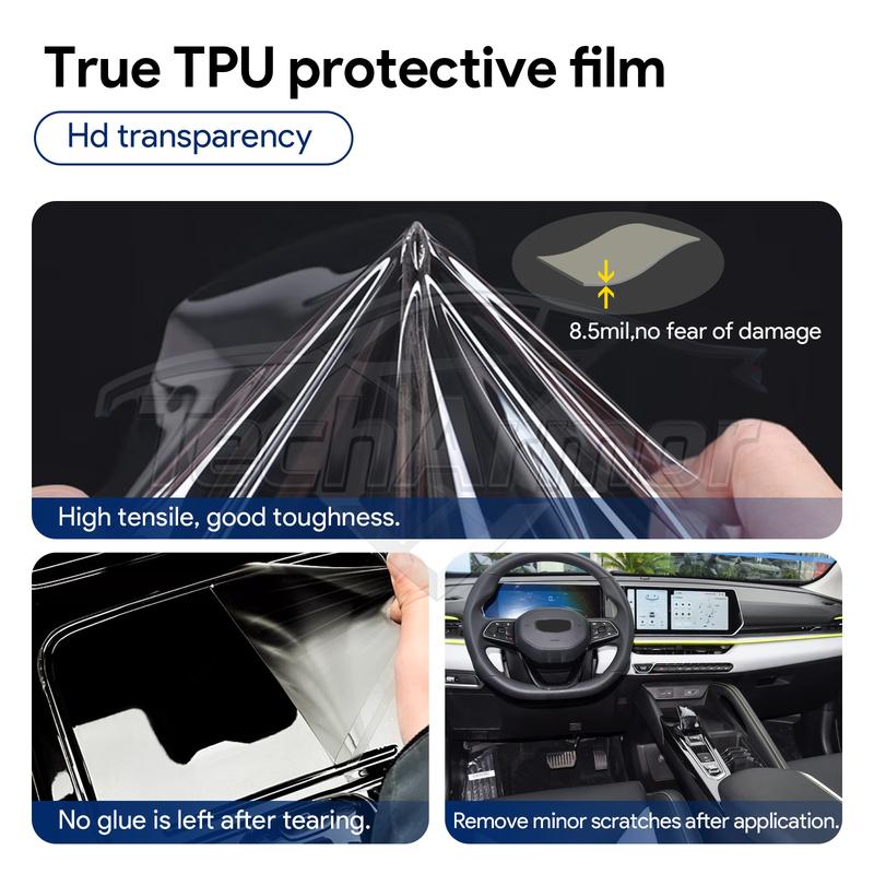 Car Interior TPU Protector Anti-scratch Film For Geely Binyue Cool Geely Coolray -2024 Auto Protective Transparent Stickers