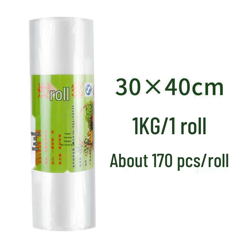 Thickened Food-Grade Disposable Fruit Bags - Tear-Off Roll for Home & Grocery Use