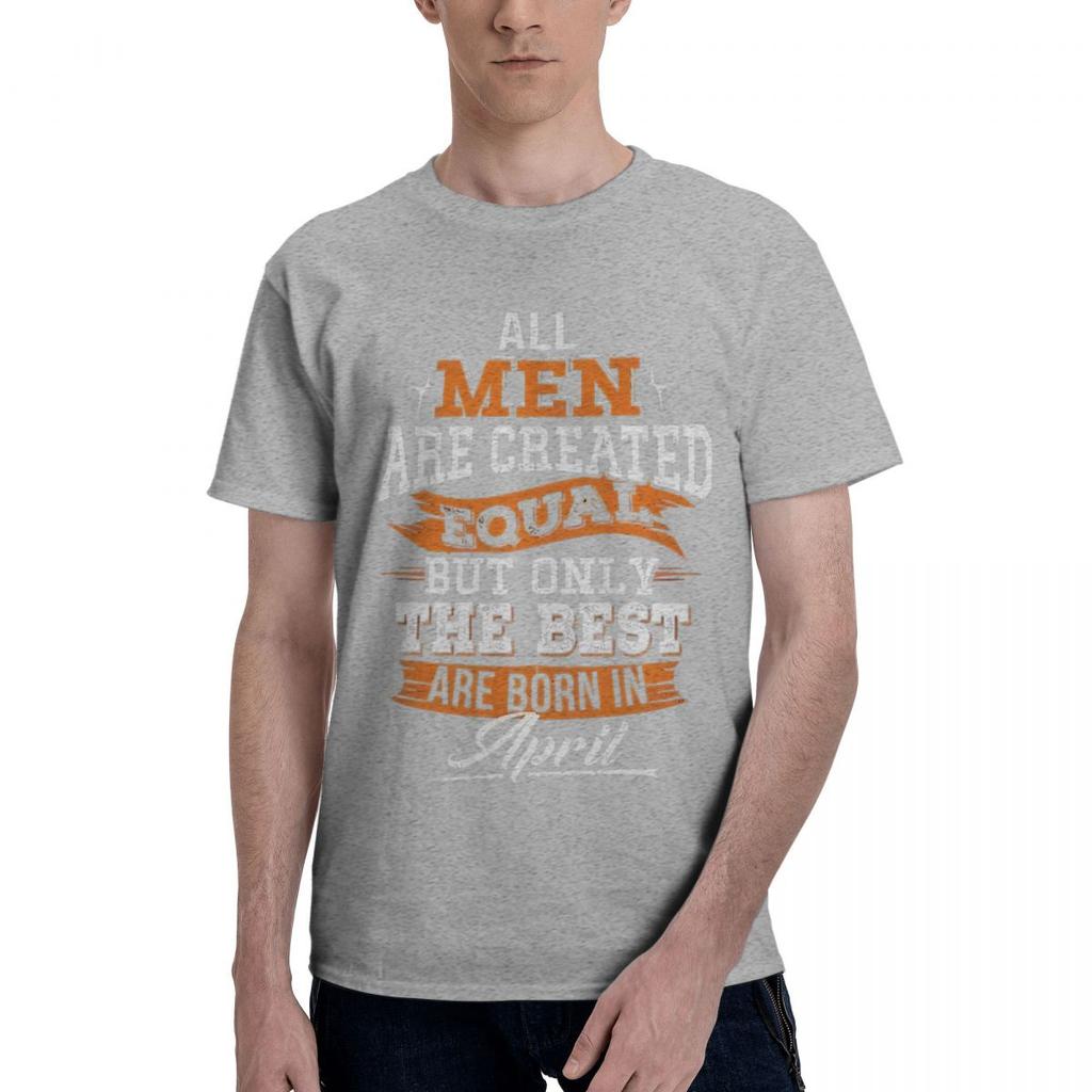 Created Equal But The Best Are Born 100 Cotton Casual Breathable Confortable TShirt Designer Clothes Men Funny Shirt