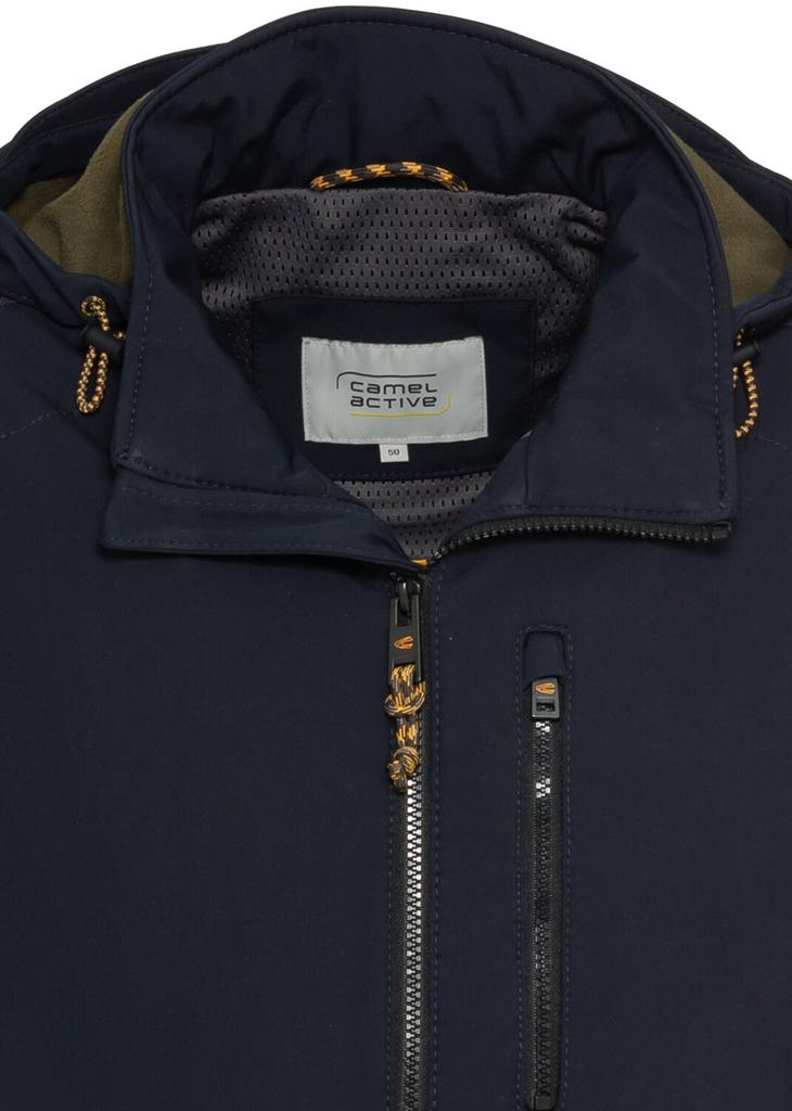 Mid-season Jacket Camel Active Softshell-Jacke with Detachable Hood (430950 9O22) (430950 9O22 43) Navy