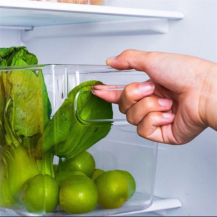 

Kitchen Cabinet Drawer Storage Box PET Clear Snack Organizer Container,Wide Large 33.5 x 25 x 20cm Type A