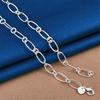 925 Sterling Silver Exquisite Starfish Water Drop Pendant Necklace for Women Fashion Party Favor Wedding Jewelry Accessories