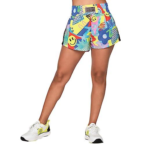 Женские спортивные шорты Zumba Wear с высокой талией, размер XS, мультиколор, Z1B000212