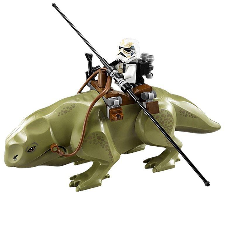 

Звездные войны Сила Си Блоки Дьюбэк Джабба Сборная Минифигурка 45см Dewback