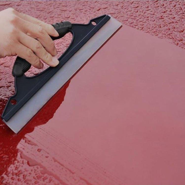Silicone Water Wiper Scraper Blade Squeege Car Vehicle Wind Shield Window Washing Cleaning Tool Car Appliances Paste Film Tools