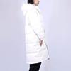 Casaco de Penas Inverno Feminino Branco 10021989-A01