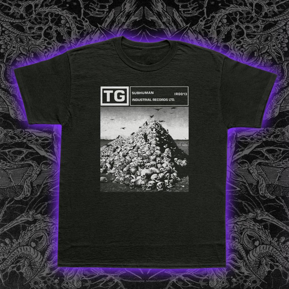 Throbbing Gristle Subhuman T-Shirt Industrial Noise Avant-Garde Music S-5XL