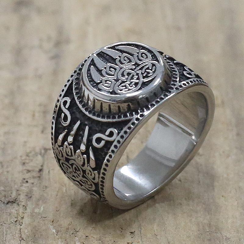 Anillos de Dedo Ankh de Acero Inoxidable Egipcio Para Hombres Mujeres Punk Hip Hop Anillo de Cruz Accesorios de Joyería de Moda Regalos