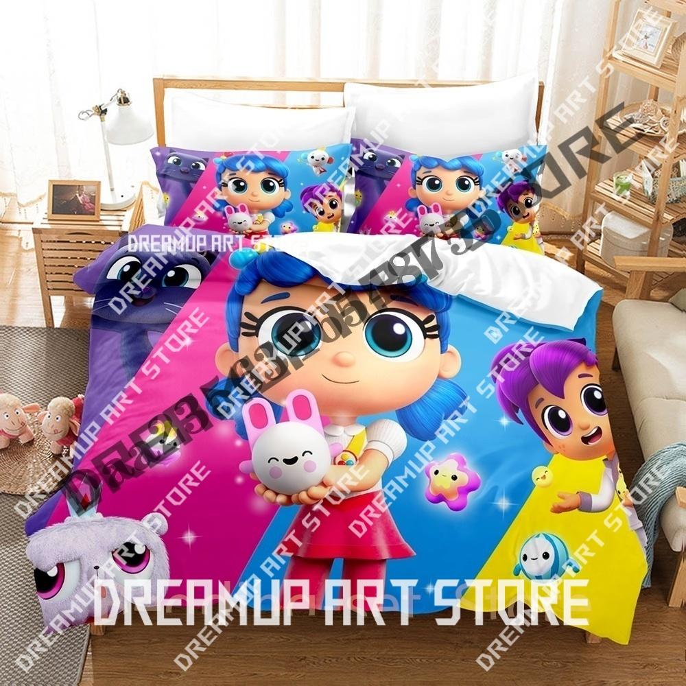 3D Print True and the Rainbow Kingdom Bedding Set Twin Queen King Full Size Duvet Cover Pillowcase Bed Boys Girls Adult