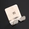 1pc Stainless Steel Power Plug Socket Jack Hook Rack  Holder Hanger  Glue