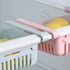 Retractable Kitchen Fridge Organizer Slide Under Shelf Drawer Box Rack Holder