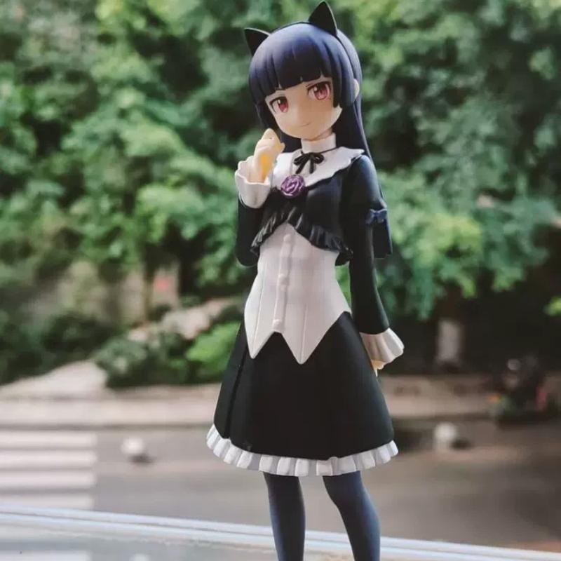 Generic Oreimo Kuroneko Ruri Gokou Figure Cute Anime Loli Girl Pvc Model 17Cm Desktop Ornament Collectible Gift For Anime Fans