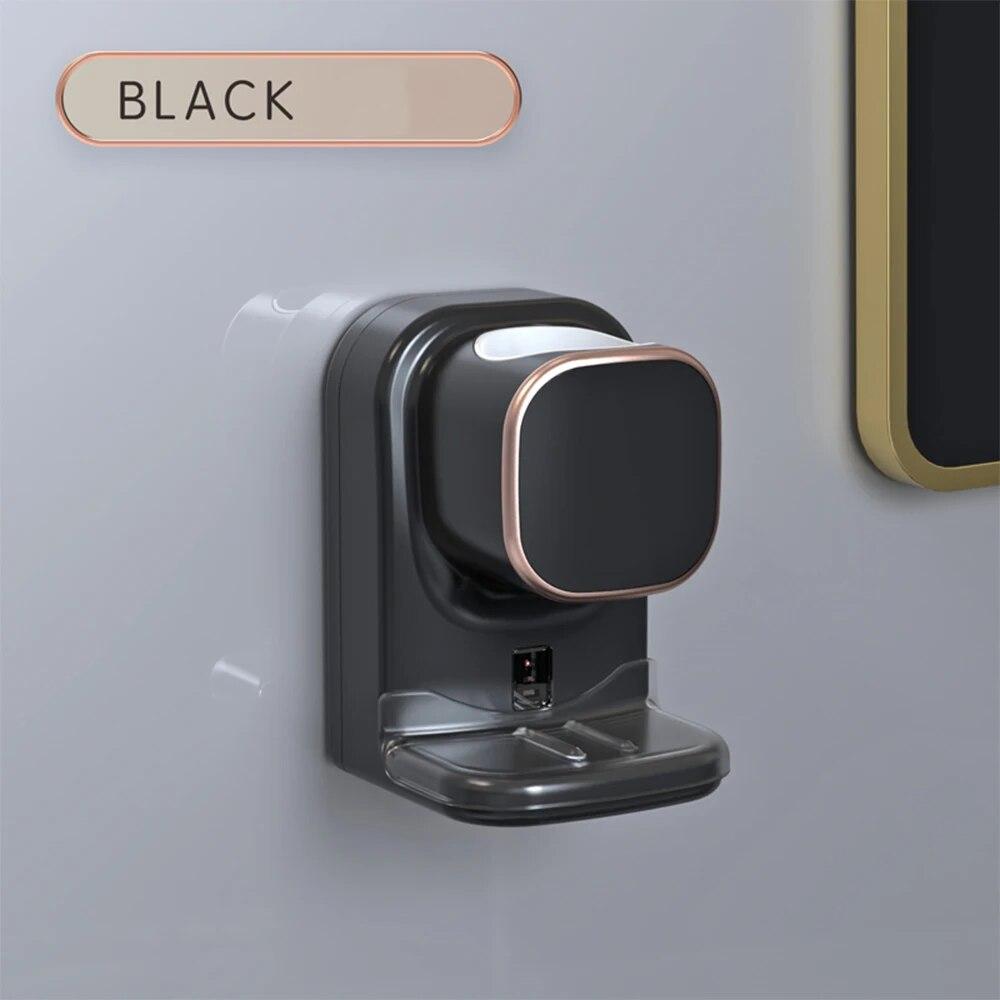 

Automatic Toothpaste Dispenser Wall Mounted Electric Toothpaste Squeezer for Kids and Adults for Bathroom чёрный