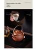 Original Purple Clay Anti-Scald Kung Fu Teapot with Handle - Chinese Style Ceramic Teapot in Gift Box