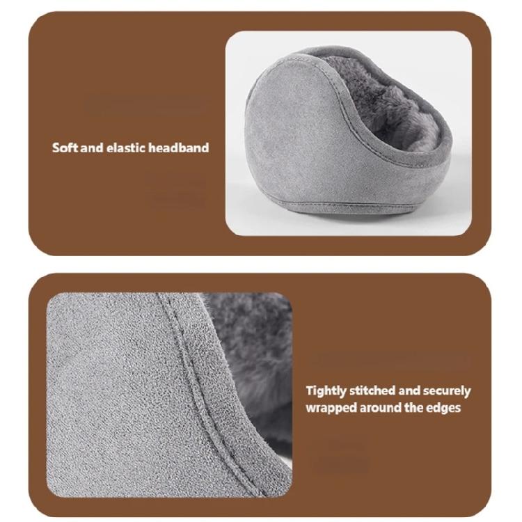 Winter Earmuffs with Thicken Plush Lining Foldable Ear Warmers for Women Men Unisex Outdoor Winter Sport Daily Activity