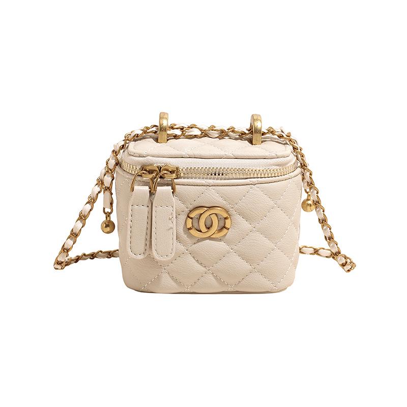 High-End Women's Diamond Pattern Crossbody Bag - Autumn/Winter Edition