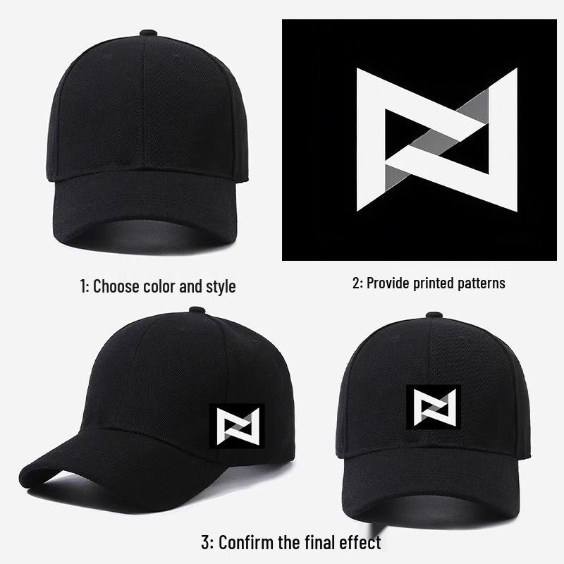 Customizable Solid Color Baseball Cap: Options for Logo Printing, Embroidery, Text and Bulk Gifts Available