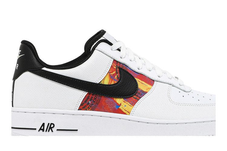 Men's Sneakers Nike Air Force 1 Low Vintage Mosaic White White/Multi-Color-Pistachio Frost-Black