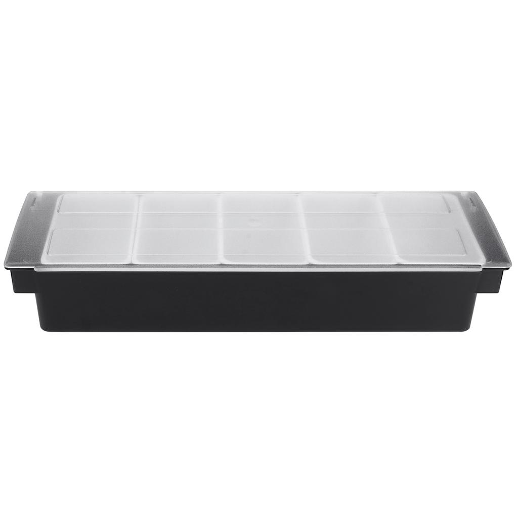 Seasoning Box with Lid Bar Condiment Holder Fruit Case Dispenser Milk Tea Shop Accessory5