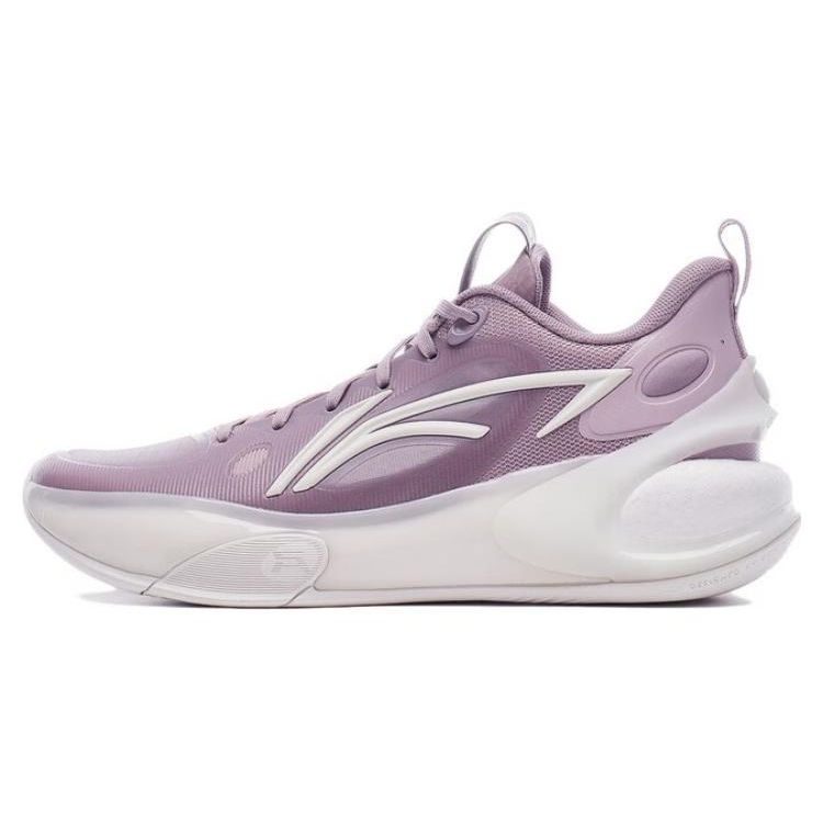 

Li Ning Yu Shuai 17 Low Comfortable Fabric Synthetic Leather TPU Non-Slip Wear-Resistant Low-Top Basketball Shoes Men sneaker Purple ABAT127-6 47⅔