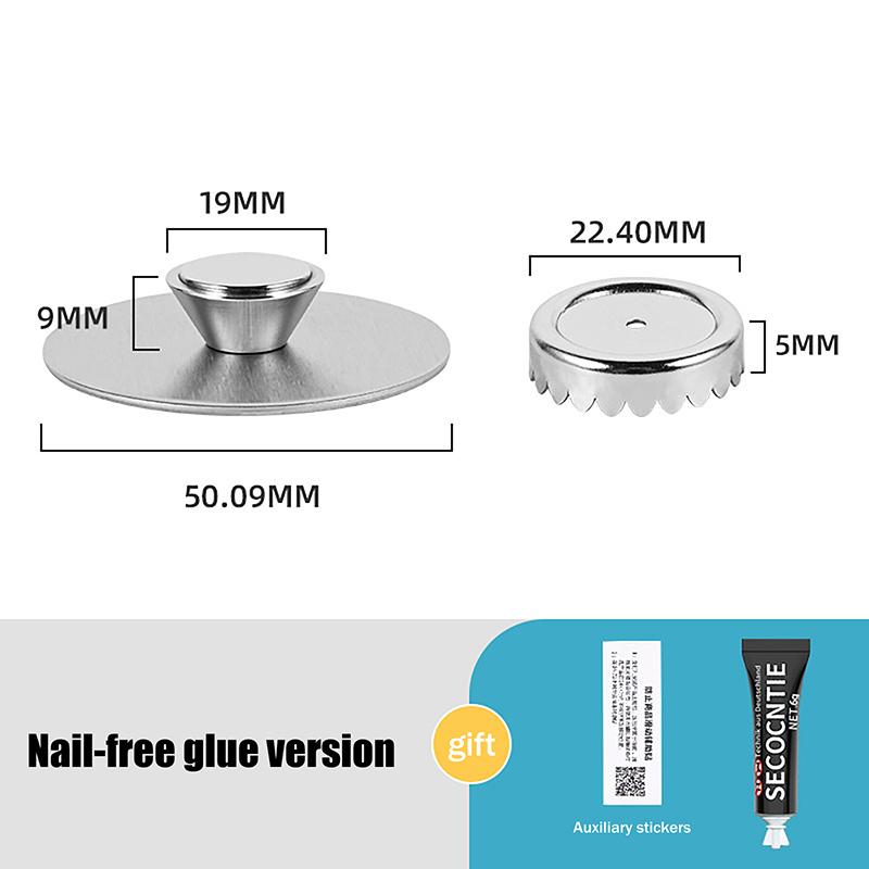 Stainless Steel Magnetic Soap Holder - No-Drill Wall Mount with Drainage for Bathroom & Kitchen