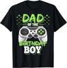 Dad of the Birthday Boy Matching Video Gamer Birthday Party Gift Unisex T-Shirt