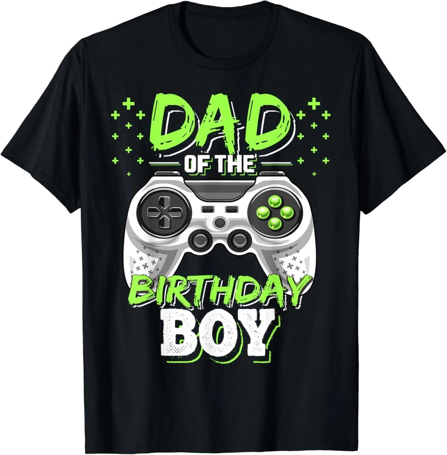 Dad of the Birthday Boy Matching Video Gamer Birthday Party Gift Unisex T-Shirt S