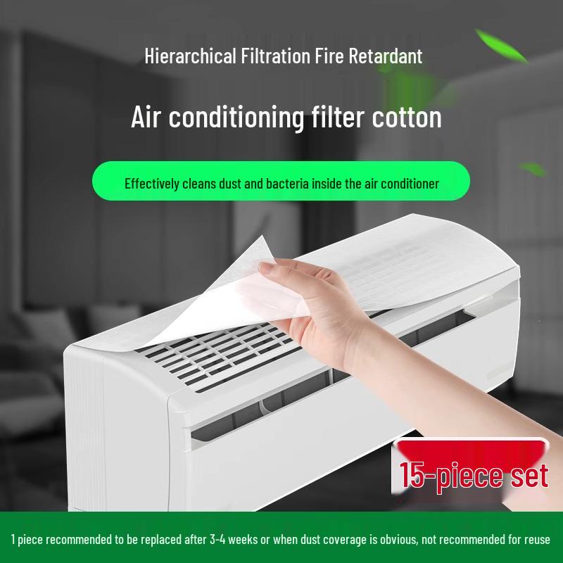 Universal Wall-Mounted Air Conditioner Dust Filter for Bedroom - New Style Air Purification
