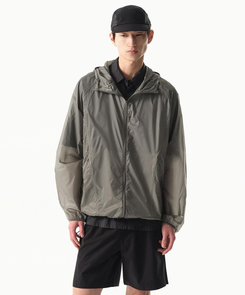 Musinsa Standard [City Leisure] Airweight Sheer Windbreaker Jacket [Warm Grey]