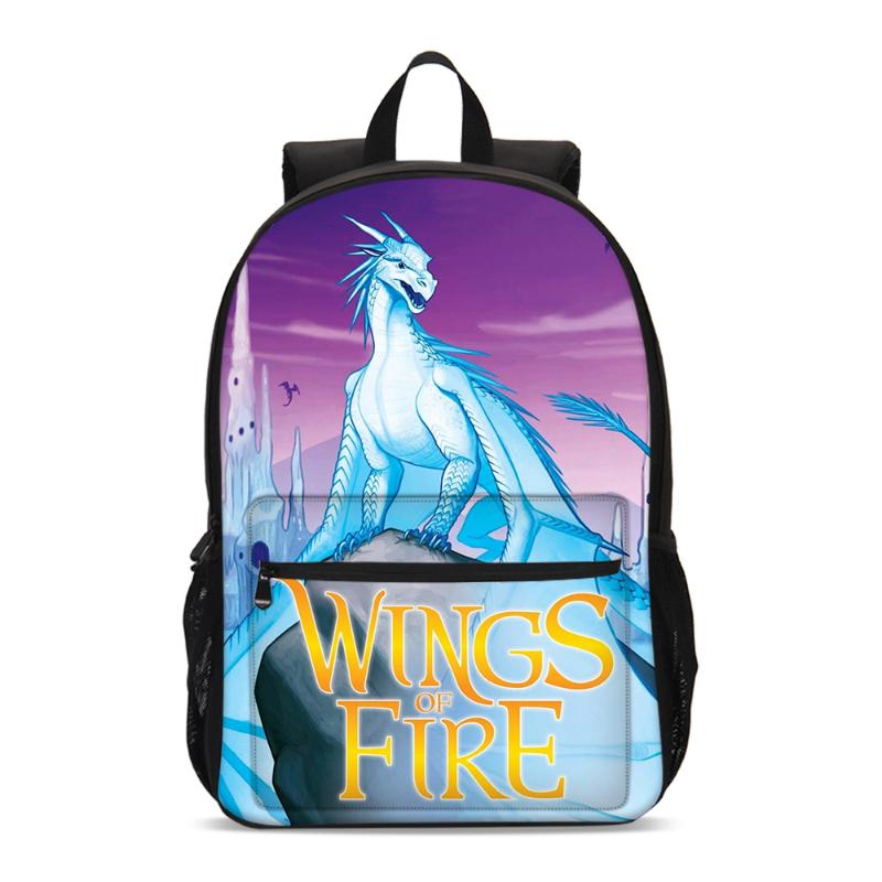 Popular SALE Wings of Fire Backpack Schoolbag Boys and Girls Backpack Lightening Zipper Shoulders The Best Gift Camping Rucksa