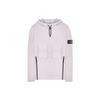 STONE ISLAND Ss22 Solid Color Logo Embroidered Pullover Hoodie Men Hoodies Pink 761544019-V0086