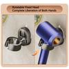 Sturdy Hair Dry Holder Detachable Hairdryer Straightener Stand Hair Dryer Storage Rack  Dormitory