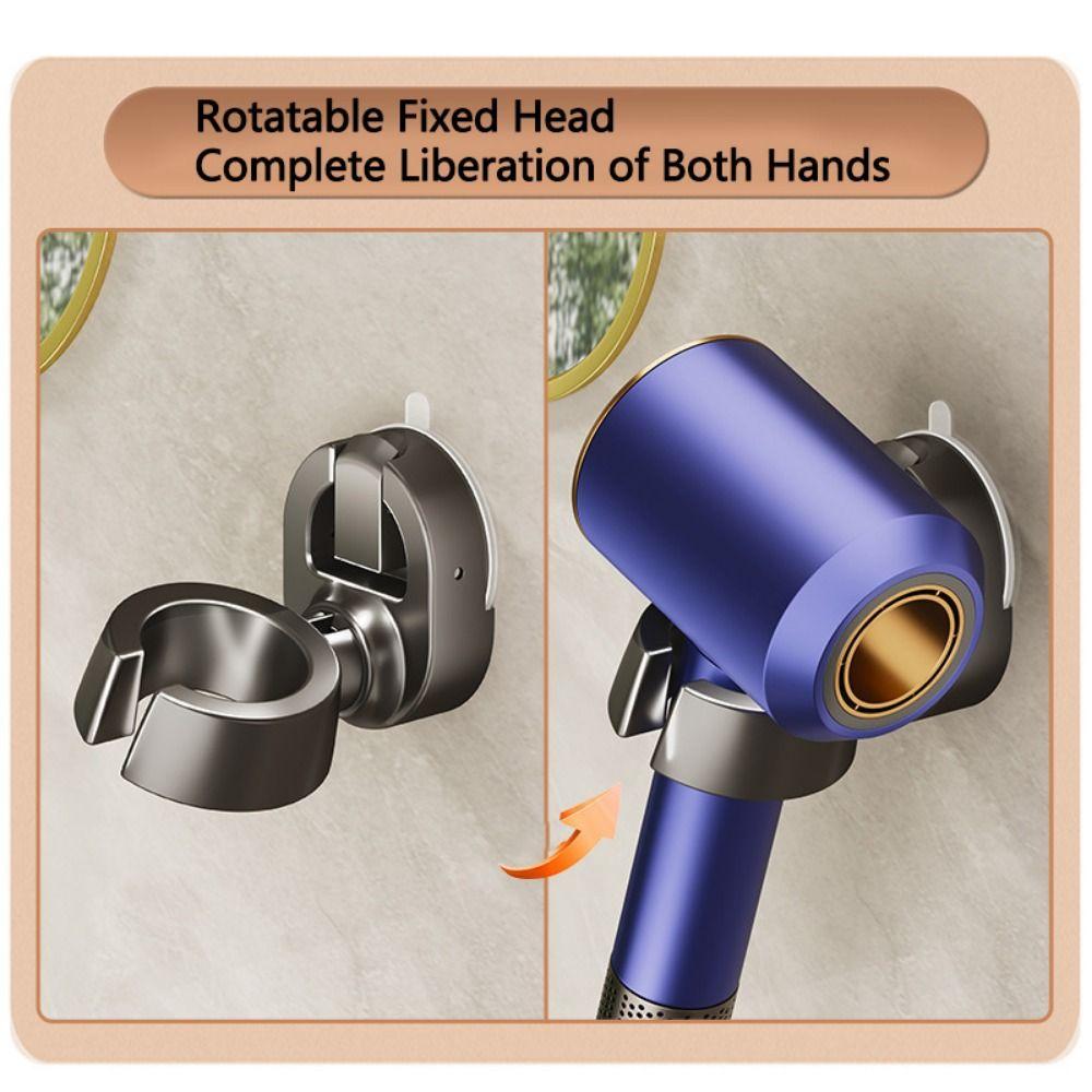 Sturdy Hair Dry Holder Detachable Hairdryer Straightener Stand Hair Dryer Storage Rack  Dormitory