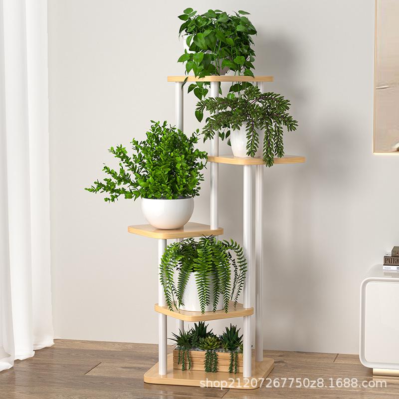 Cross-Border Multi-Layer Indoor Flower Rack for Living Room or Balcony