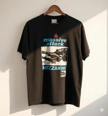 Men's and Women's T-shirts Massive Attack Mezzanine Album Cover