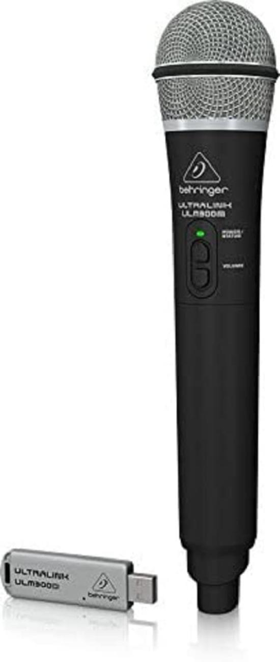 

Behringer Wireless Microphone 1 Channel Digital 2.4Ghz Wireless USB Type ULM300USB