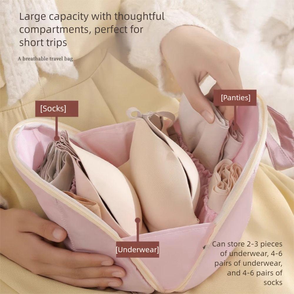 Waterproof Underwear Storage Bag Multifunctional Travel Clothes Organizer  for Bra and Socks