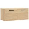 Wall Cabinet Sonoma Oak 80 x 36.5 x 35 cm Particleboard