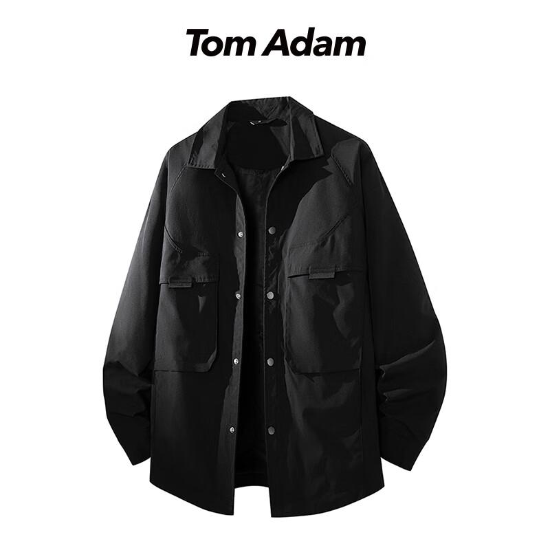 TOM ADAM 2025 New Lapel Men's Workwear Shirt Jacket