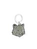 MAISON KITSUNE MM06904AM1002 0079 Bold Fox Head Keyring Bay Leaf