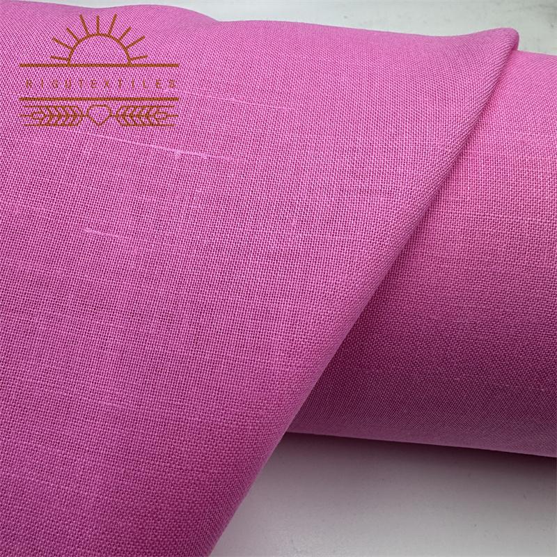 EcoFriendly Blended Linen Cotton Fabric for Garments and Home Textiles