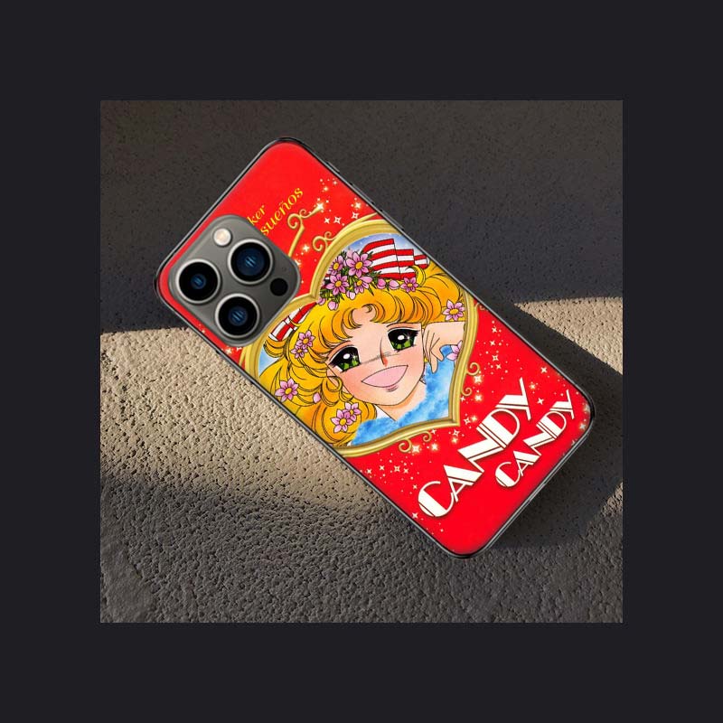 Anime Candy Candy Phone Case For Apple Iphone 16E 16 Pro Max 15 Plus Soft 13 12 Mini Cover 11 14 Pro Max Capa 8 7 SE Shell Coque