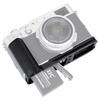 JJC Metal Hand Grip for Fujifilm Fuji X100VI Camera, Convenient Memory Card & Battery Replacement, Black
