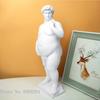 Creativity Resin Figure Sculpture David Obesity Fat David Handicraft Statue Nude Naked Man Body Art Home Decoration Ornaments