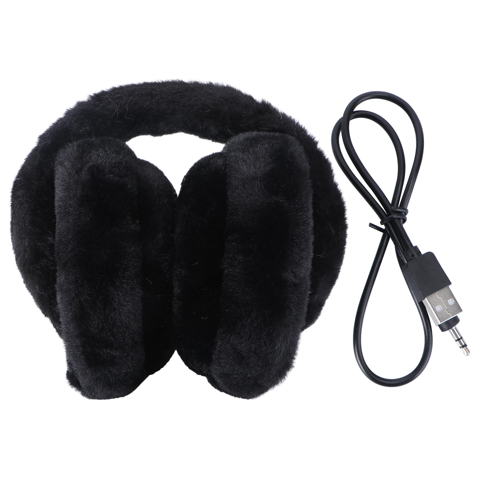 

Модные плюшевые наушники, беспроводные наушники, зимние теплые электрические наушники, музыкальные наушники для активного отдыха в холодную погоду