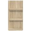 Magazine Shelf Sonoma Oak 51 x 11 x 102 cm Engineered Wood